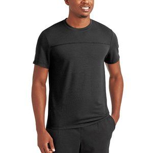 Member's Mark Men's Active Luxe Tee T-shirt with Media Pocket Black